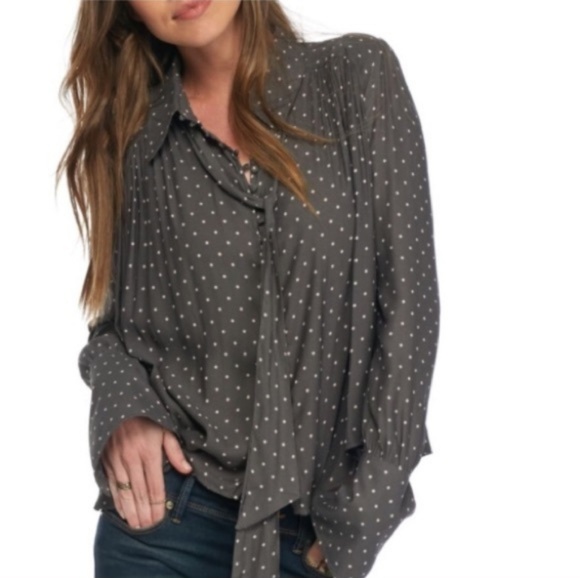 black peasant blouse
